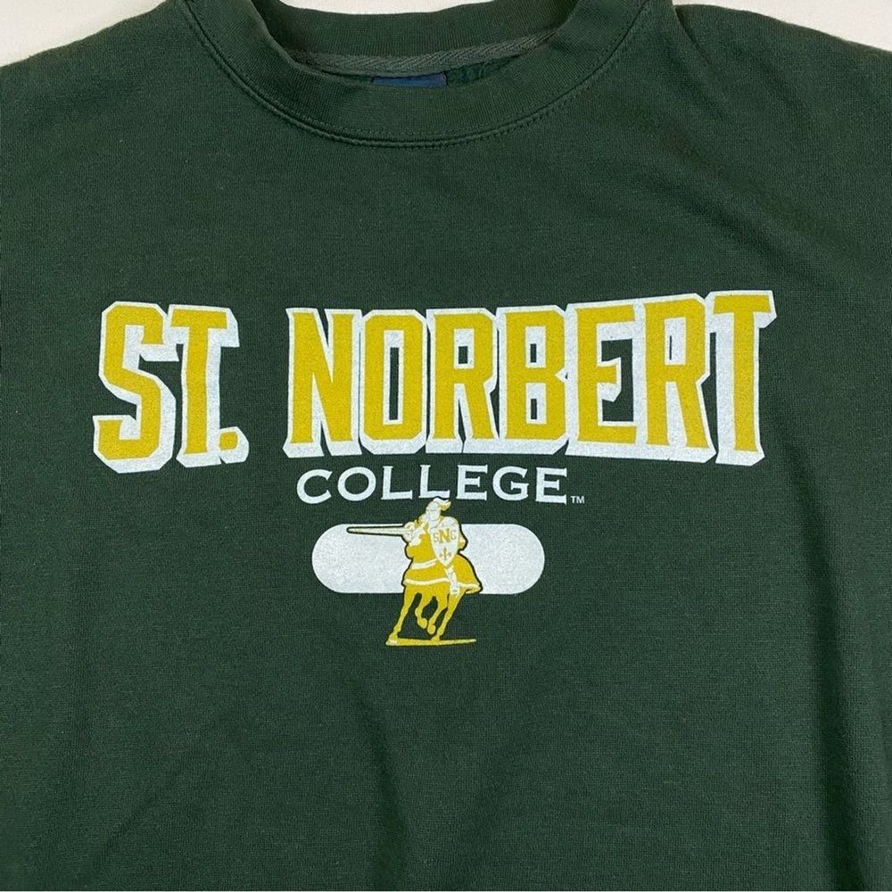 St. Norbert College Sweater Men's M Crewneck Pullover De Pere Wisconsin‎